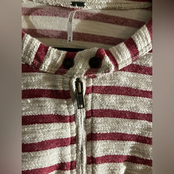 Free People Striped Peplum Jacket - Picture 4 of 6